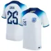 La camiseta local de Inglaterra para la Copa del Mundo 2022 de Saka - Blanca