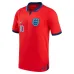 Le maillot d'extérieur de l'Angleterre pour la Coupe du monde 2022 de Sterling - Rouge