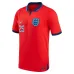 Saka's England 2022 World Cup Away Jersey - Red