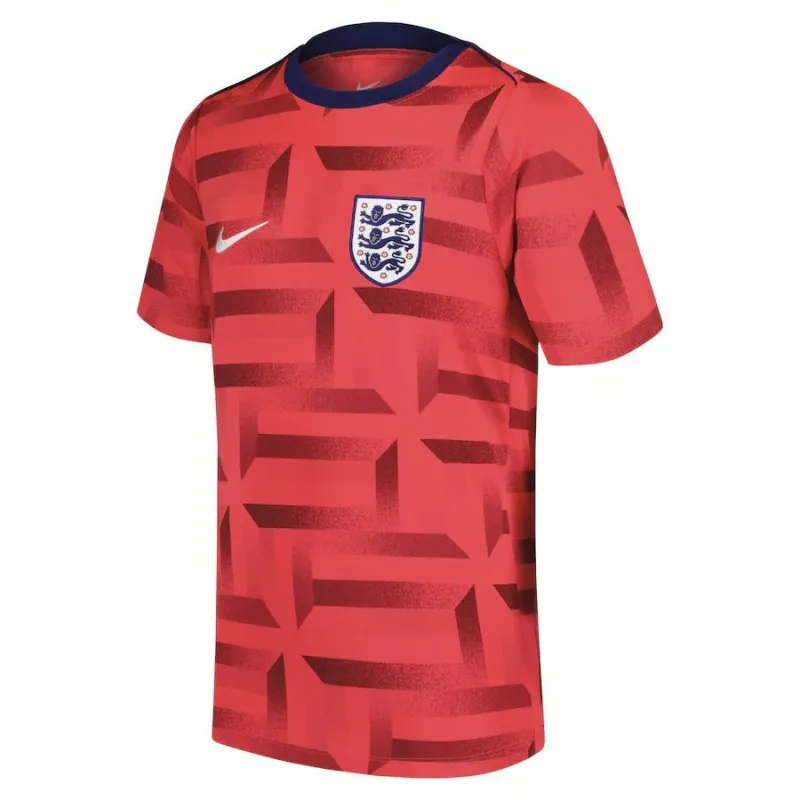 England 2025/26 Aufwärmtrikot - Rot