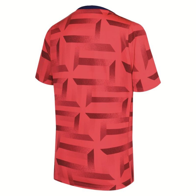 England 2025/26 Aufwärmtrikot - Rot