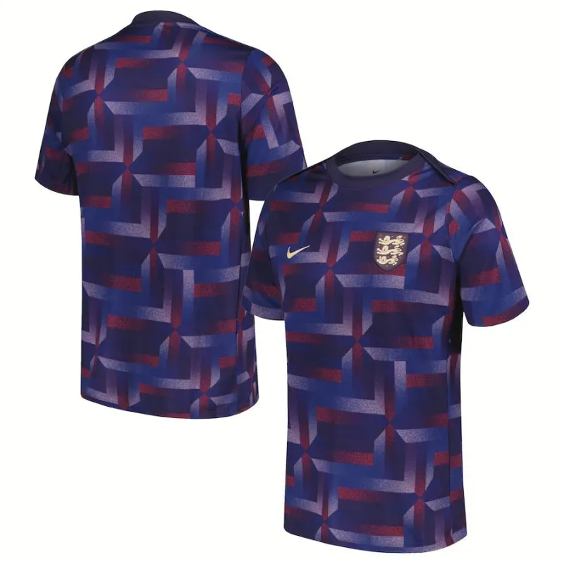 Angleterre Maillot Avant Match 2025/26 - Bleu