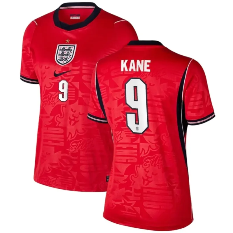 Inglaterra HARRY KANE 2026/27 camiseta visita mujer roja