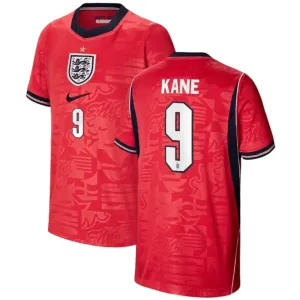 Inghilterra HARRY KANE 2026/27 maglia trasferta bambino rossa