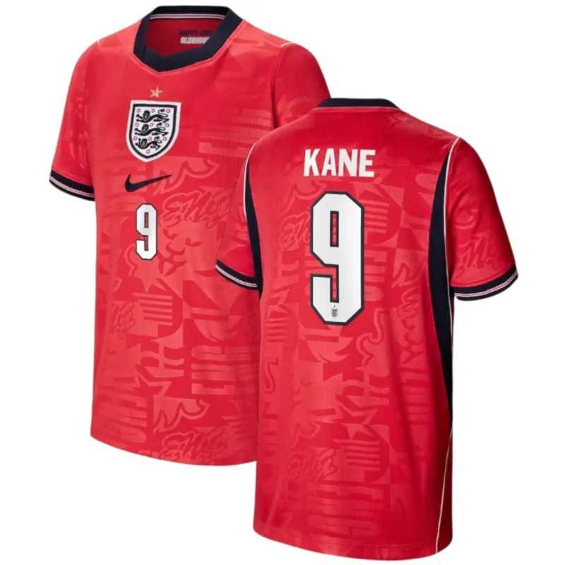 Angleterre HARRY KANE 2026/27 maillot extérieur enfant rouge