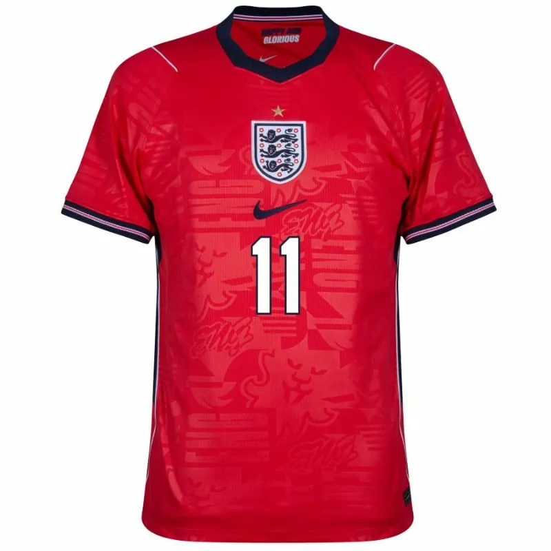 England RASHFORD 2026/27 Auswärtstrikot Kinder Rot