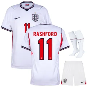 Inghilterra RASHFORD 2026/27 Maglia Casa Bambino Bianco