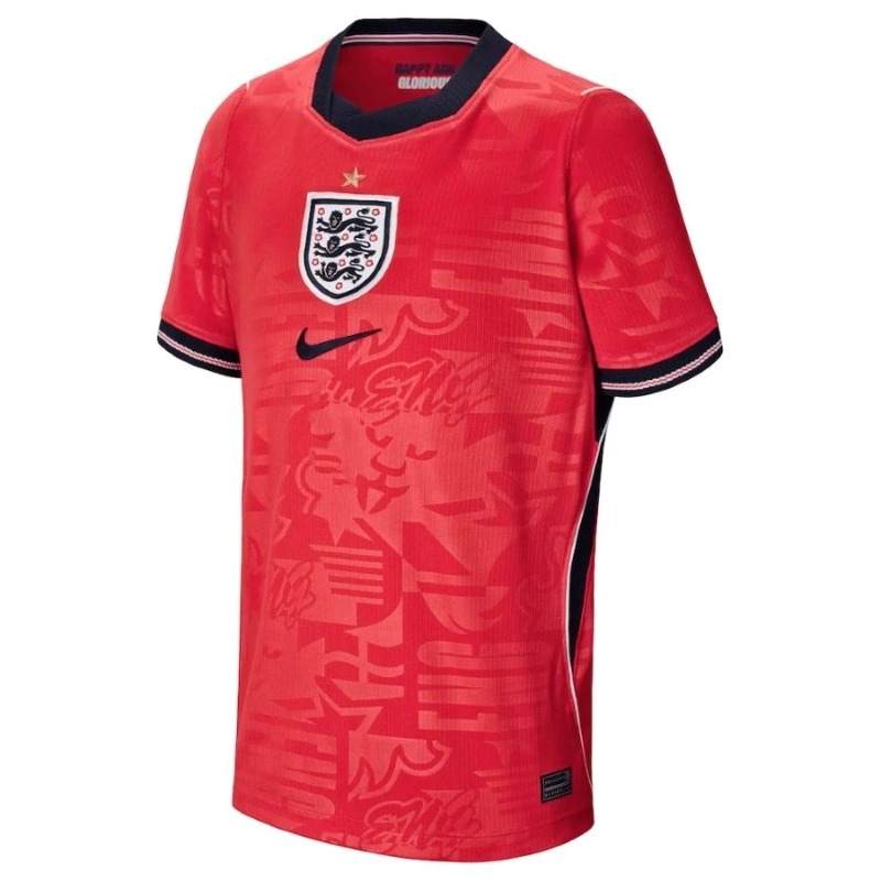 Angleterre 2026/27 maillot extérieur enfant rouge