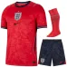 England 2026/27 Away Kids Kit Red