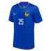 Cherki Frankreich 2024/25 Kinder-Heim-Trikot Fan-Version Blau