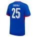 Cherki Frankreich 2024/25 Kinder-Heim-Trikot Fan-Version Blau