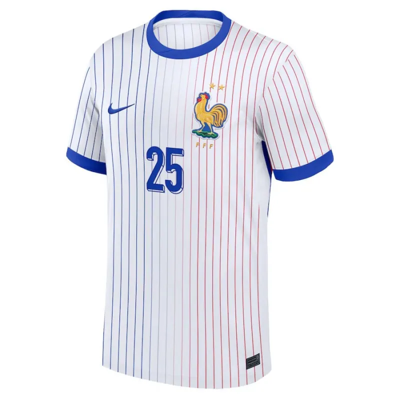 Cherki Frankreich 2024/25 Auswärts-Trikot Fan-Version Blau