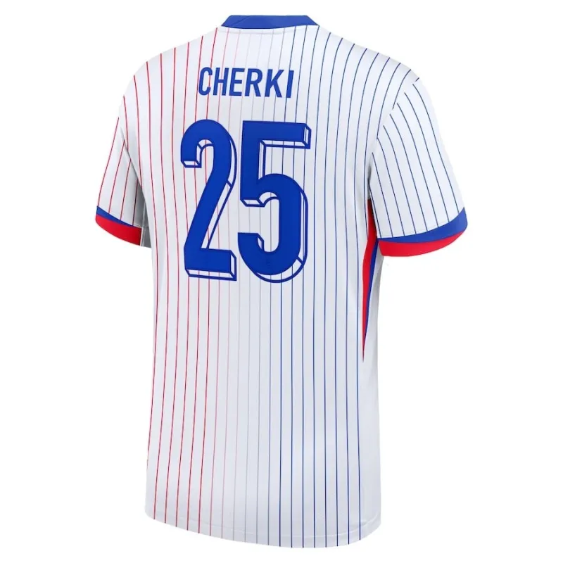 Cherki Frankreich 2024/25 Kinder-Auswärts-Kit Fan-Version Blau