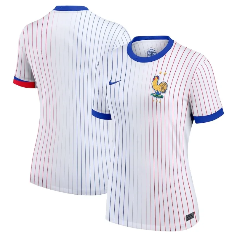 Auswärts-Trikot der französischen Frauen-Nationalmannschaft 2024/25 - Weiß