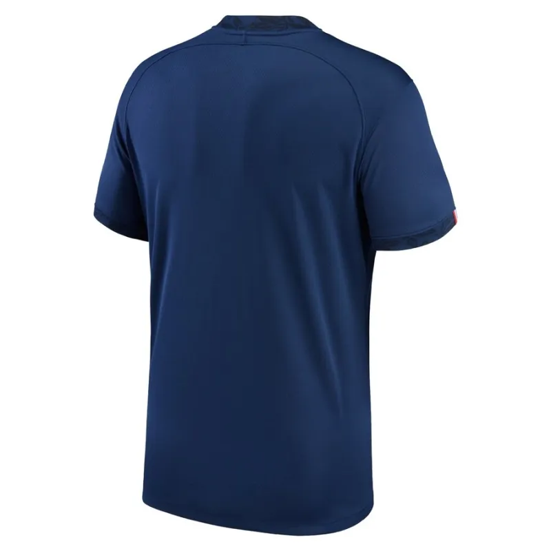 Le maillot pour enfants de l'équipe de France à domicile pour la Coupe du Monde 2022 - Bleu