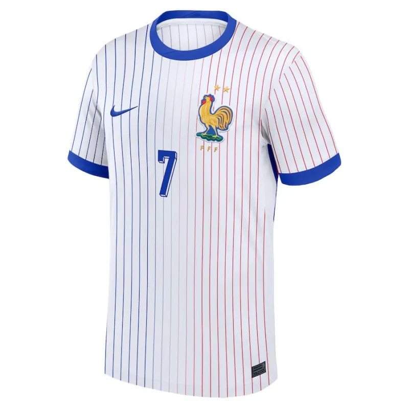 La maglia fuoricasalino di Griezmann per la nazionale francese nel 2024/25 - Bianca