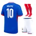 La maglia del kit per bambini di casa della squadra nazionale francese di Mbappé nel 2024/25 - Blu