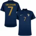 Antoine Griezmanns Heimtrikot der französischen Nationalmannschaft bei der Weltmeisterschaft 2022 - Blau