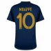 La maglia di casa della squadra nazionale francese di Kylian Mbappé per la Coppa del mondo 2022 - Blu