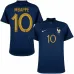 La maglia di casa della squadra nazionale francese di Kylian Mbappé per la Coppa del mondo 2022 - Blu
