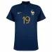 Le maillot de l'équipe nationale de France de Karim Benzema pour la Coupe du monde 2022 à domicile - Bleu