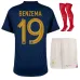 Il set di maglia infantile della squadra nazionale francese di Karim Benzema per la Coppa del mondo 2022 in casa - Blu