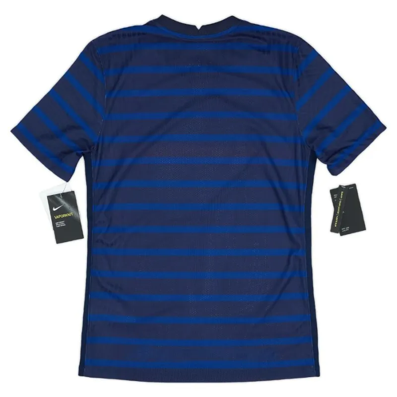 Das retro Heimtrikot der französischen Nationalmannschaft im Jahr 2020/2021 - Blau