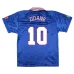 The retro home jersey of Zinedine Zidane's French national team in 1996 - blue.