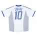 The retro away jersey of Zinedine Zidane's French national team in 2002 - white
