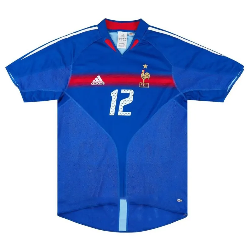 France Henry 2004-2006 Maillot Rétro Domicile Bleu