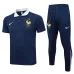 Trainingsanzug 2024/25 mit POLO - Shirt und Hosen der französischen Nationalmannschaft - blau