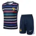 Die Weste und die Shorts der französischen Nationalmannschaft für die Saison 2024/25 - blaues Muster.