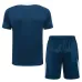 Das Trainingsanzug und die Shorts der französischen Nationalmannschaft für die Saison 2024/25 - blau.
