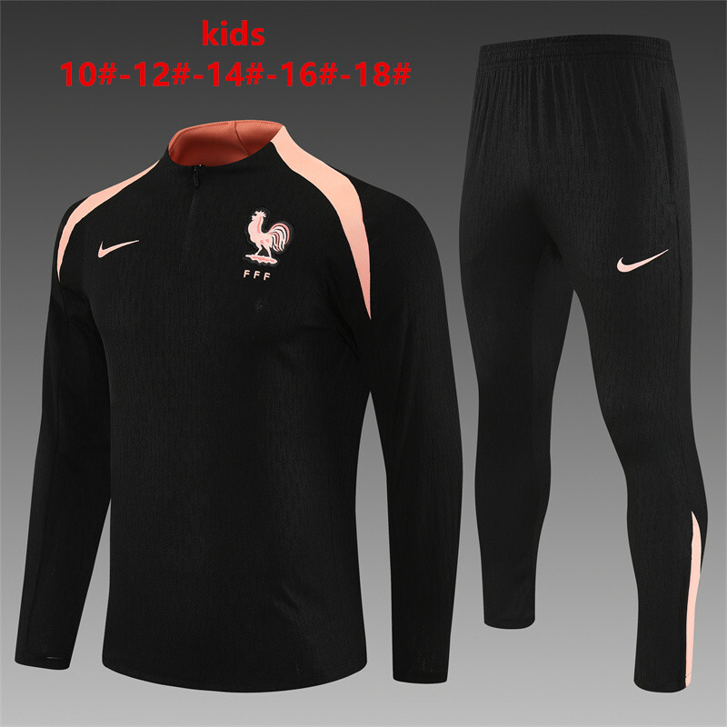 France 2025/26 Conjunto Deportivo Infantil Negro