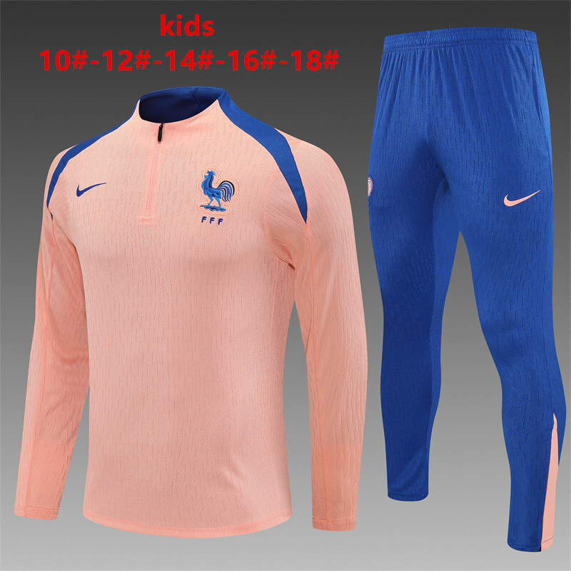 France 2025/26 Ensemble Sport Enfant Rose