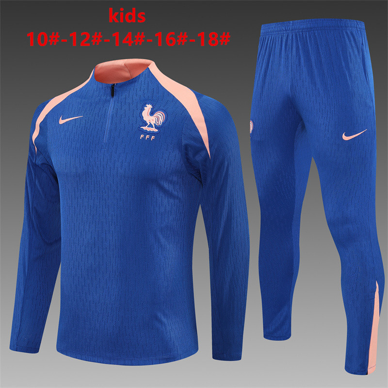 France 2025/26 Ensemble Sport Enfant Bleu
