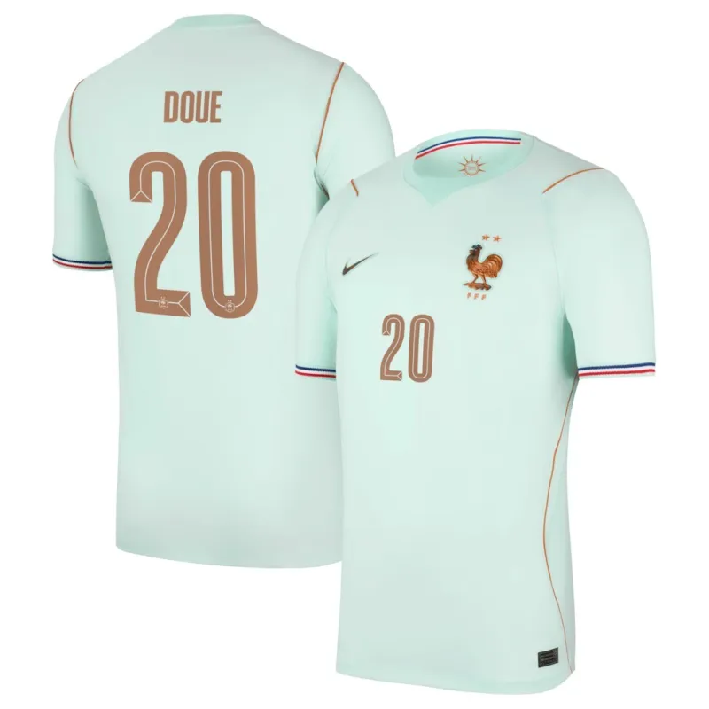 Frankreich DOUE 2026/27 Auswärtstrikot Grün