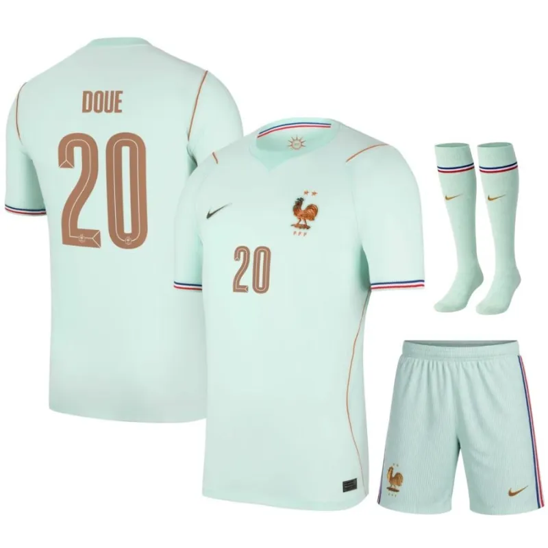 Kit Extérieur Enfant France DOUE 2026/27 Vert