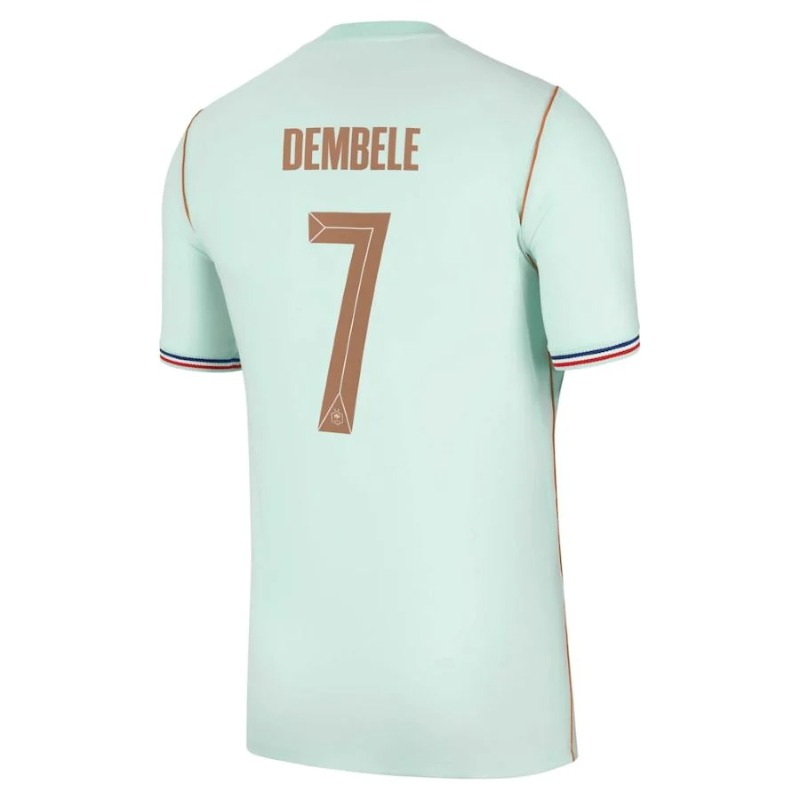 France DEMBELE Coupe du Monde 2026 maillot extérieur vert