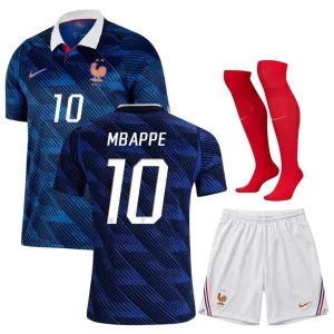 Francia MBAPPE Coppa del Mondo 2026 set maglia casa bambino blu