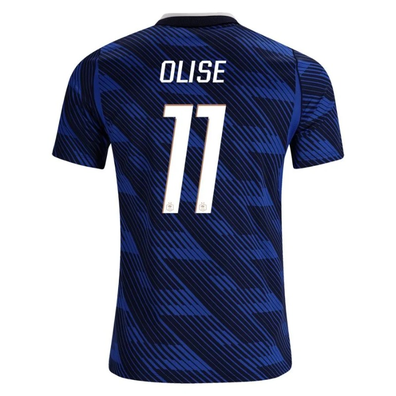 Frankreich OLISE WM 2026 Kinder Heimtrikot Set blau