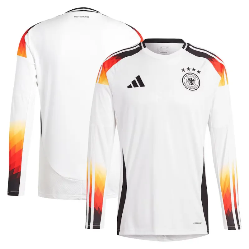 La camiseta de local de manga larga de Alemania 2024/25 - Blanca