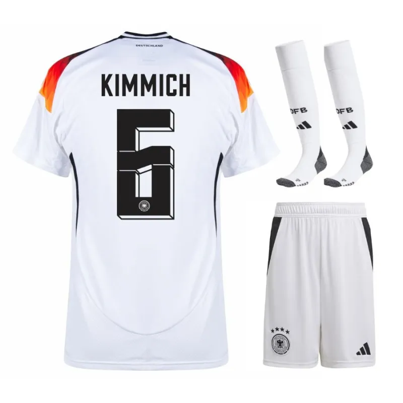 Joshua Kimmichs 2024/25 Heim-Kids-Kit - Weiß
