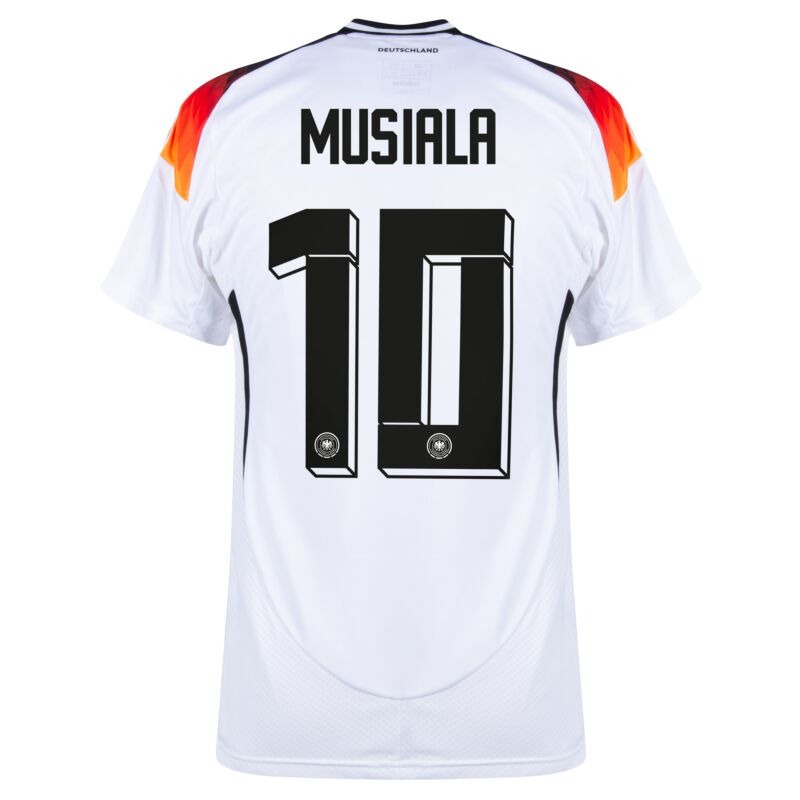 Le kit pour enfants domicile de Jamal Musiala 2024/25 - Blanc