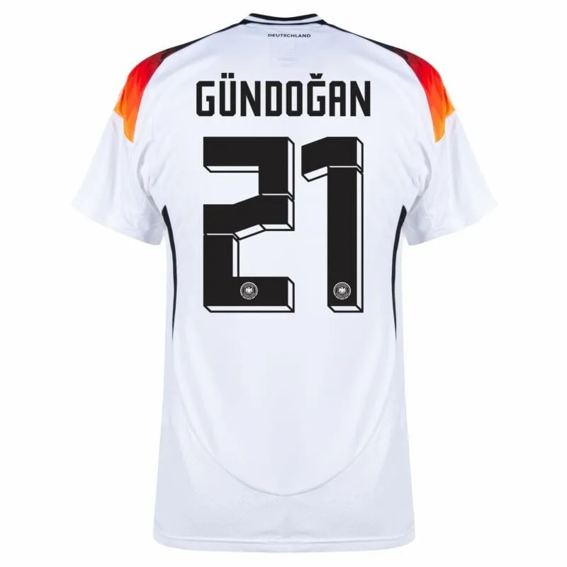 Le kit pour enfants domicile d'Ilkay Gündoğan 2024/25 - Blanc