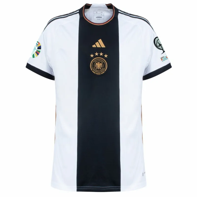 Das Heimtrikot der deutschen Nationalmannschaft für die UEFA Euro 2024 - Weiß