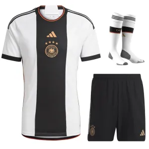 Ensemble Maillot domicile Allemagne 2022 Coupe du Monde - Enfants - Blanc