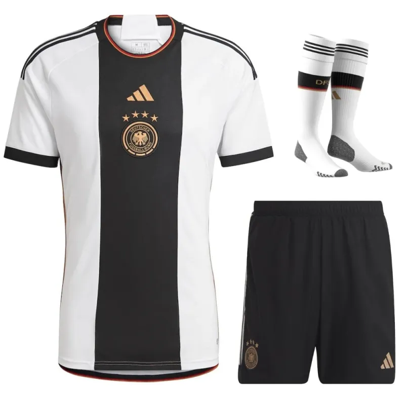 Ensemble Maillot domicile Allemagne 2022 Coupe du Monde - Enfants - Blanc