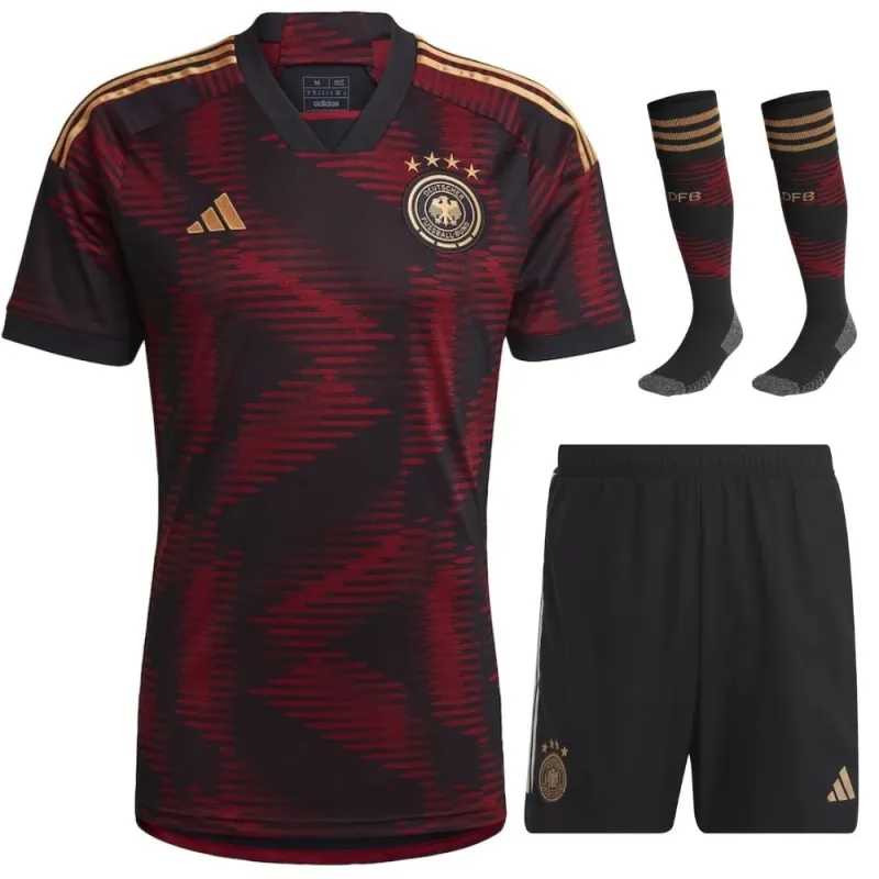 Ensemble Maillot Extérieur Allemagne 2022 Coupe du Monde - Enfants - Rose-Violet