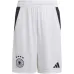 Les short domicile de l'Allemagne 2024/25 - Blanc